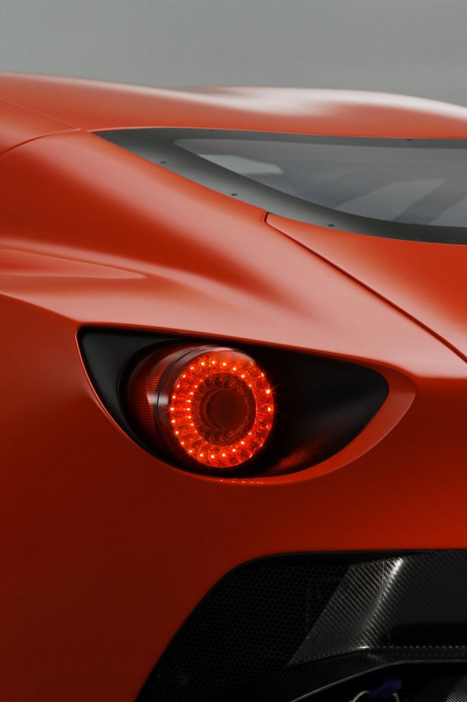 An iconic Zagato design cue is the double bubble roof