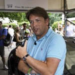 James Martin talking about the Ferrari FF drive up the hill at the Goodwood Festival of Speed