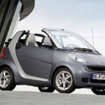 smart fortwo pearlgrey front exterior