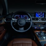 2012 Audi A7 dashboard with navigation screen