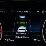 Audi A7 distance display