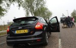 The Ford Focus ST on the Sweeney set