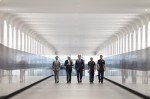 The long walk to the McLaren MP4-12C production line with Lewis and Jenson
