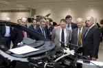 The new McLaren Production Centre, Woking, UK with an MP4-12C in construction