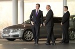 UK Prime Minister David Cameron visits McLaren to open the brand-new McLaren Production Centre