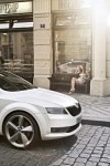 The sharp lines of the Škoda VisionD Concept
