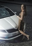 Škoda VisionD Concept with smooth sharp lines