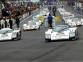 The winning number 17 Porsche 962 C lines up for the start of Le Mans 1987