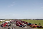 Massa At Ferrari World Record Convoy Parade At Silverstone Race Circuit 964 Cars On The Track