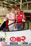 Massa At Ferrari World Record Convoy Parade At Silverstone Race Circuit 964 Cars On The Track