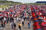 Ferrari World Record Convoy Parade At Silverstone Race Circuit 964 Cars On The Track including 458 Spider California 360 355