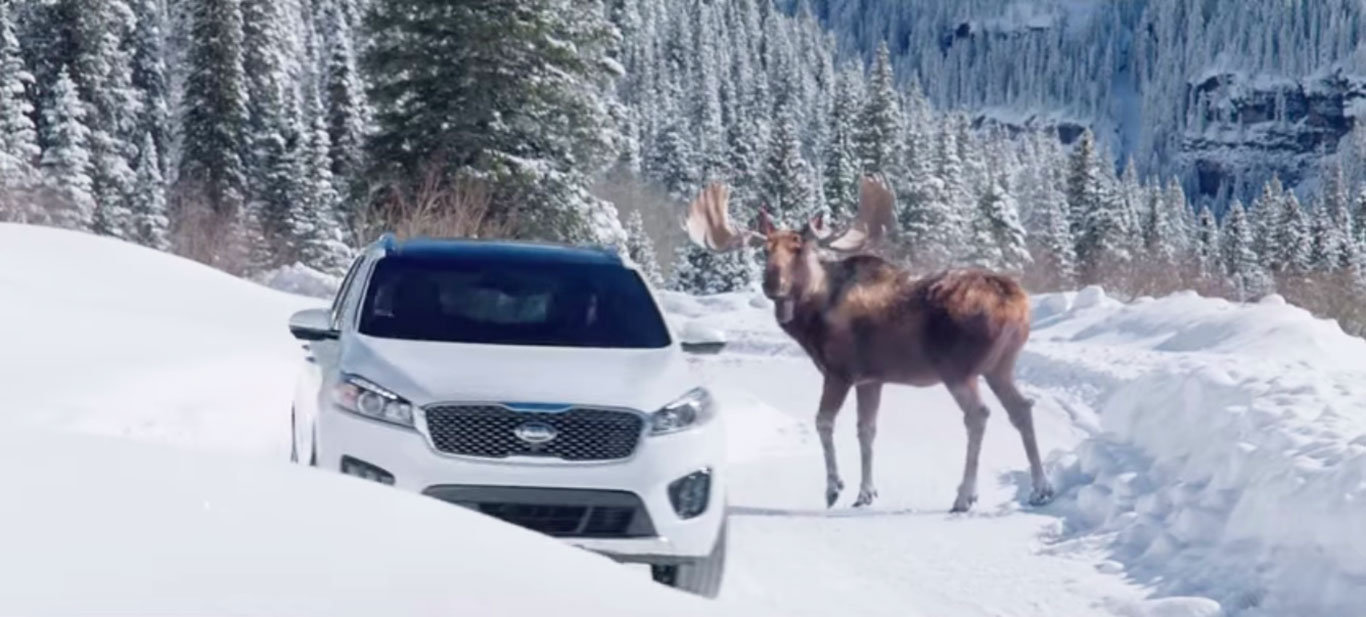 Kia Sorento and Pierce Brosnan Super Bowl commercial